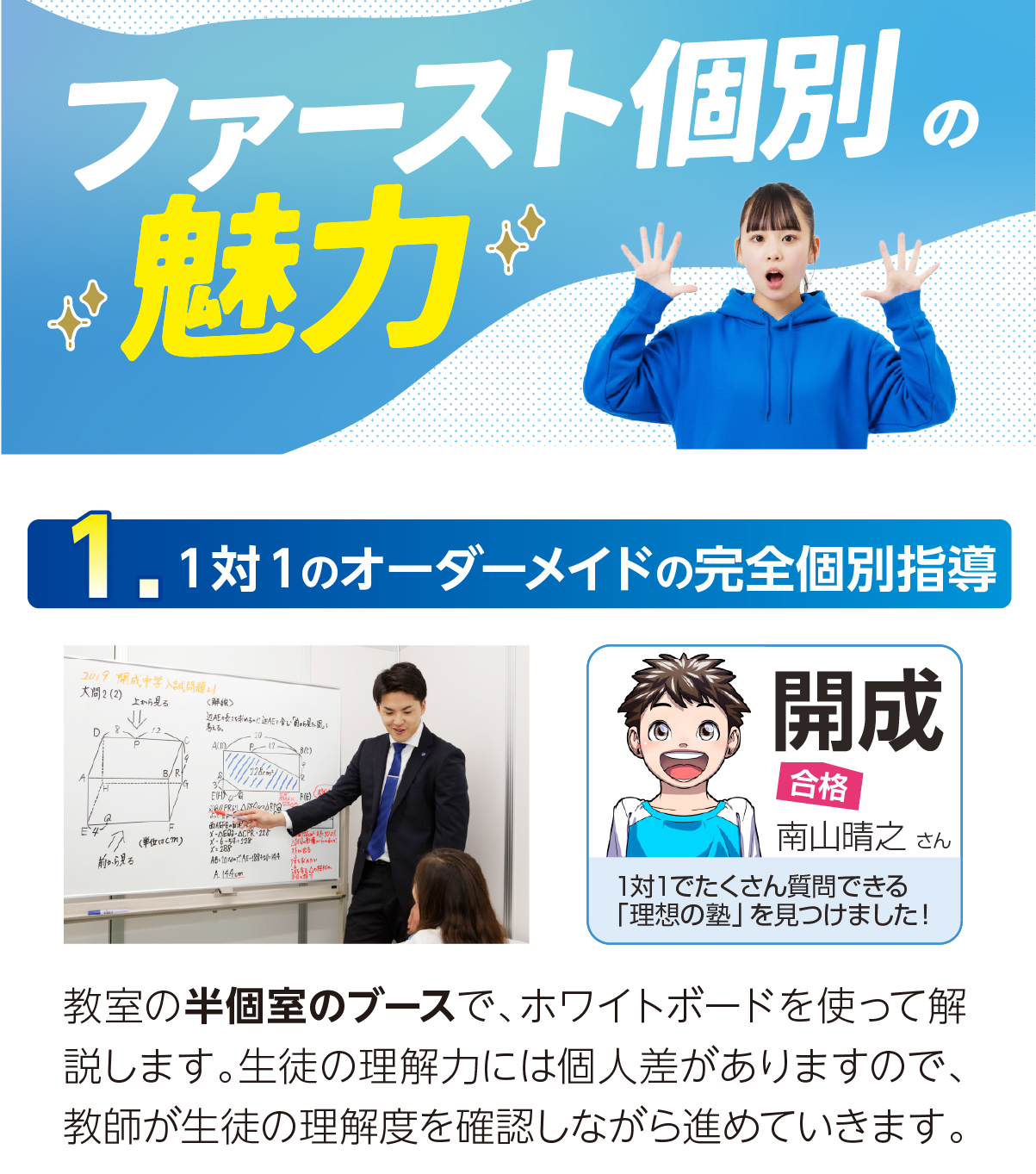 ファースト個別の魅力