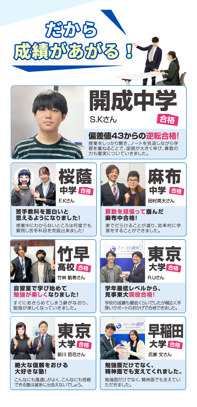 合格者の声･合格体験記